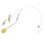 Double Earhook Headset Back Blectret Headworn Microphone Upright Type 3