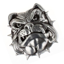 Retro Dog Head Pattern Rodeo Belt Buckle Cowboy Western Fashion Belt B