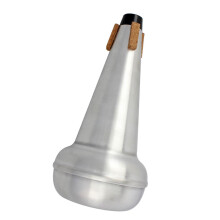 Aluminium Alloy Tenor Trombone Mute for Practice Musical Accessory Sil