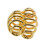 2 Piece Motorcycle 3" Barrel Coiled Solo Seat Springs for   Gold 2