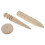 Multi-Size Wood Slicker Leather Edge Burnisher Leathercraft Burnishing 1