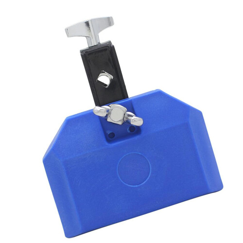 High Pitched Durable Plastic Cow Bell Percussion Instruments Blue 1