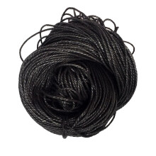 80 Metres Waxed Cotton Cords Strings Rope For Jewelry Crafts Making 1.