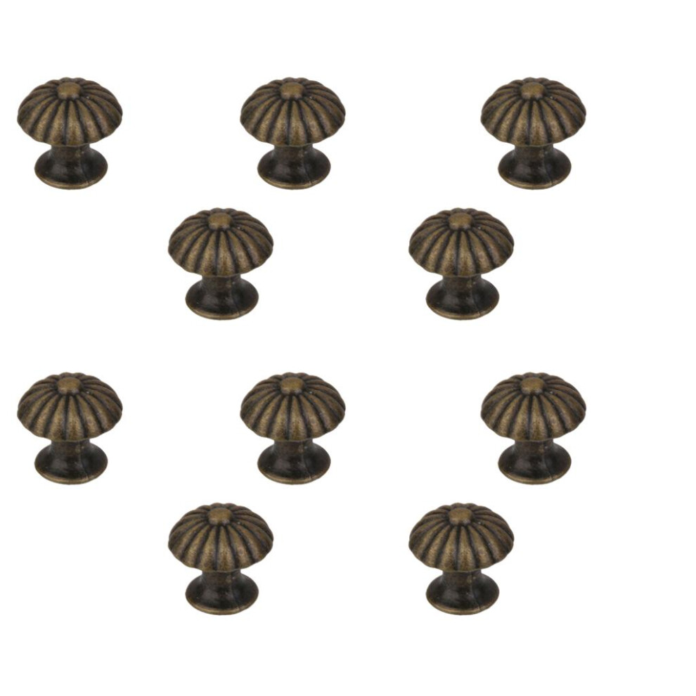 10Pcs Mini Round Vintage Cabinet Door Drawer Bin Handle Pull Knob Hard 6901423397804