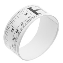 90cm Self Adhesive Measure Tape Vinyl White Ruler