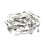 30 Pieces Antique Silver Oval Glue on Bails Setting For Necklaces Pend 2
