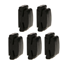5pcs Guitar Rubber String Picks Plectrum Holder Clamp Clip