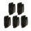 5pcs Guitar Rubber String Picks Plectrum Holder Clamp Clip 1
