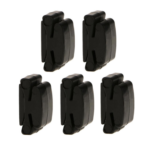 5pcs Guitar Rubber String Picks Plectrum Holder Clamp Clip