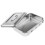 Steel Instrument Storage Hole Box with Lid Tools   Veterinary #A 1