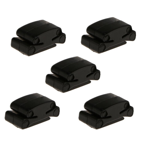5pcs Guitar Rubber String Picks Plectrum Holder Clamp Clip 2
