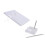 White Wedding Ceremony Guest Book Pen Holder set with Crystal Bow Deco 2