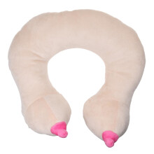 Boob Pillow Novelty Gift Neck Pillow Travel Adult Joke Hen Stag Party