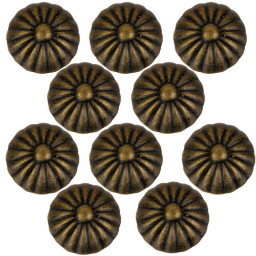 10Pcs Mini Round Vintage Cabinet Door Drawer Bin Handle Pull Knob Hard 1