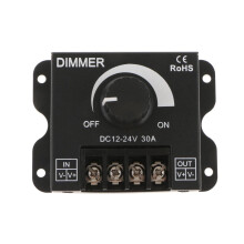 DC12-24V LED Dimmer Switch Rotary LED Controller for Single Color LED
