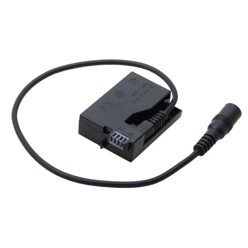 DR-E8 Dummy Battery with DC Power for     550D 600D 700D DSLR Camera