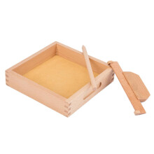 Montessori Letter Formation Sand Tray,with Wooden Pen Kids Educational