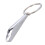 Silver 3D Train Shaped Pendant Keychain Key Ring Key Holder for Home K 3