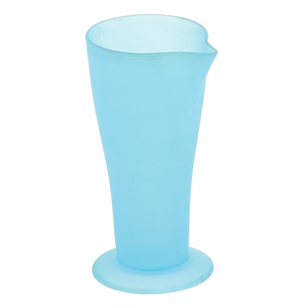 Blue Plastic Reusable Hairstyle Salon Hair Tint Dye Coloring Measuring