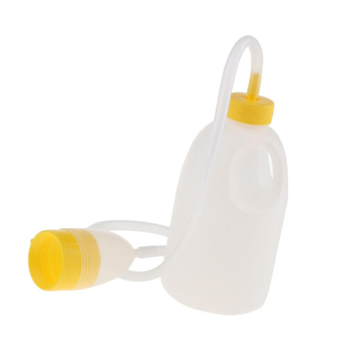 1700ml Reusable Male Bed Pee Urinal Bottle Night Drainage Container Se 2
