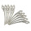 10Pieces Phoenix Pattern Antique Silver Metal Carved Hook Bookmarks Ha 1