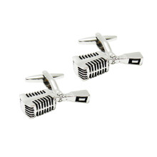 Microphone Cufflinks for Mens Shirt Business Wedding Party Festival Gi