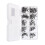 100pcs/box Heavy Duty 3 Way Fishing Rolling Swivels Rig Links 2#/4#/6# 2