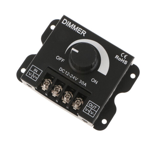 DC12-24V LED Dimmer Switch Rotary LED Controller for Single Color LED 2