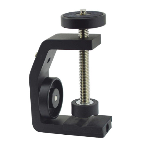 C Clamp Camera Mount Adjustable with 1/4Inch Screw Adapter for DSLR Ca 1