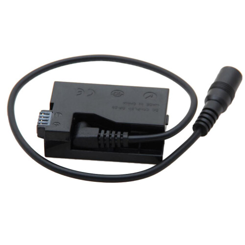 DR-E8 Dummy Battery with DC Power for     550D 600D 700D DSLR Camera 2