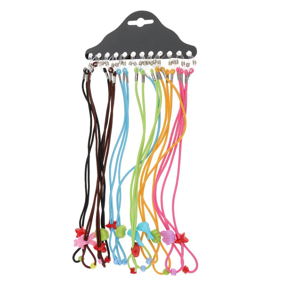 12 Pieces Kids Eyeglass Sun Glasses Cord Holder Sunglass Chain Neck St