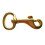 Heavy Duty Brass Swivel Eye Bolt Snap Hook Leather Craft Dog Leash Cli 1