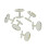 6 Pieces Round Cuff Links Settings Base for DIY Cabochon Jewelry Silve 2