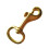 Heavy Duty Brass Swivel Eye Bolt Snap Hook Leather Craft Dog Leash Cli 2