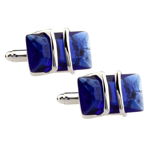 Rectangle Gemstone Cufflink Cuff Link Business Formal Mens Wedding Jew 2