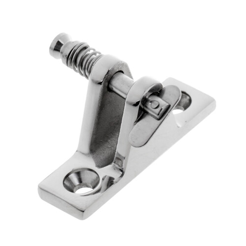 316 Stainless Steel Angled Deck Hinge Quick Release Pin for Bimini Boa