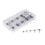 100pcs/box Heavy Duty 3 Way Fishing Rolling Swivels Rig Links 2#/4#/6# 3