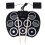 Portable Silicone Electronic Drum Pad Kit Digital USB Roll-up Foot Ped 1