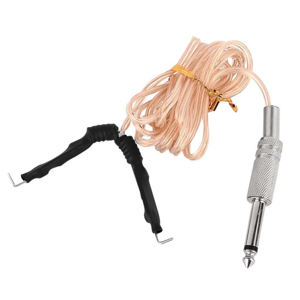 Clear Wire Hook Line Standard Clip Cord Plug for Tattoo Machine Power