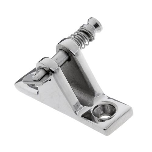 316 Stainless Steel Angled Deck Hinge Quick Release Pin for Bimini Boa 1