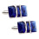 Rectangle Gemstone Cufflink Cuff Link Business Formal Mens Wedding Jew 2