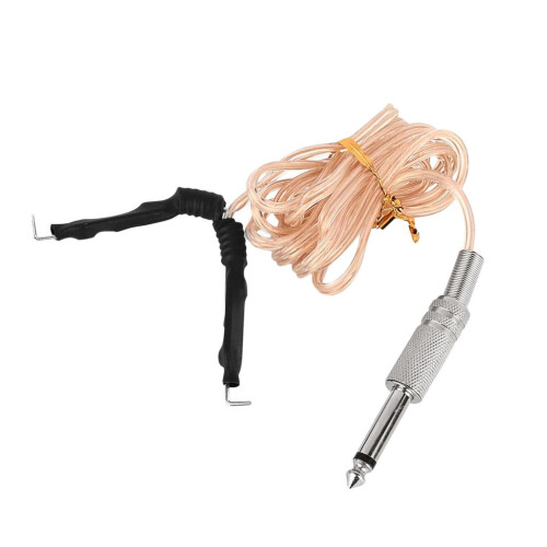 Clear Wire Hook Line Standard Clip Cord Plug for Tattoo Machine Power 2