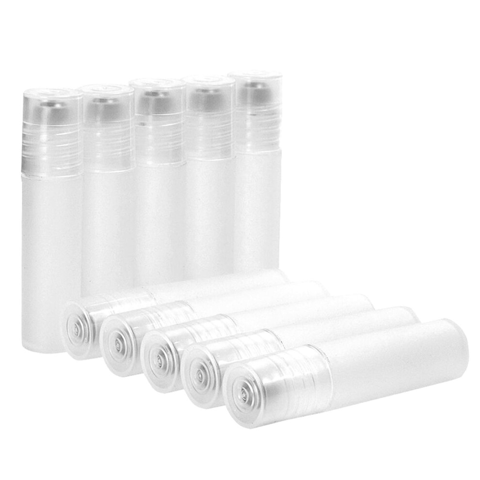 10 Piece 5ml Empty Roll On Liquid Refill Bottles for Essential Perfume