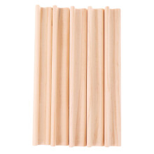 5 Pieces Wooden Letter Tile Trays Racks Holders Wood Crafts
