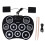 Portable Silicone Electronic Drum Pad Kit Digital USB Roll-up Foot Ped 2