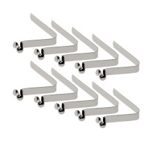 10 Pack Tent Pole Kayak Paddle Push Button Spring Snap Clip Locking Tu
