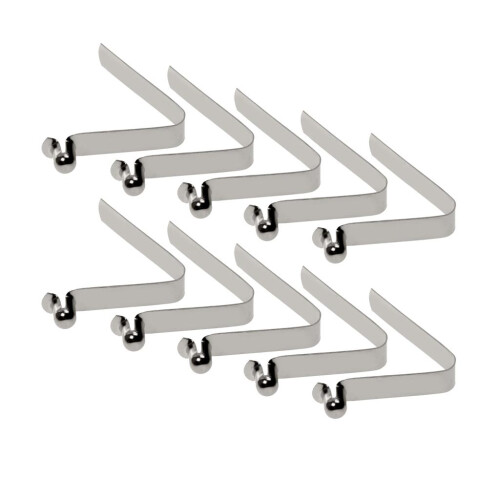10 Pack Tent Pole Kayak Paddle Push Button Spring Snap Clip Locking Tu