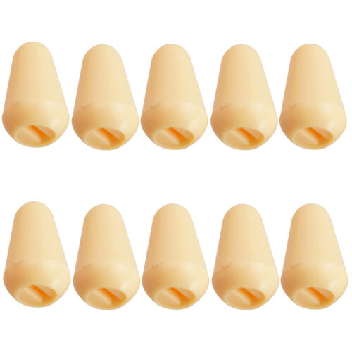 10 Pieces Plastic 5-way Toggle Switches Knobs Cap for ST SQ Electric G