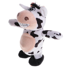 Talking Head Nod Little Cow Pet Plush Toy Sound Recorder Speech Mimic