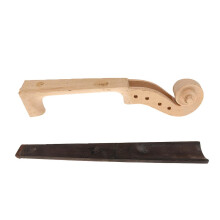 Maple Violin Neck with Ebony Fingerboard for 4/4 Full Size Violin DIY